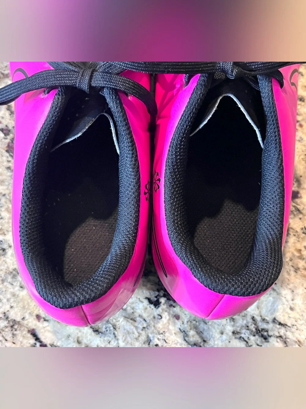 Nike Jr. Tiempo Legend 10 Club Soccer Cleats Fierce Pink Black